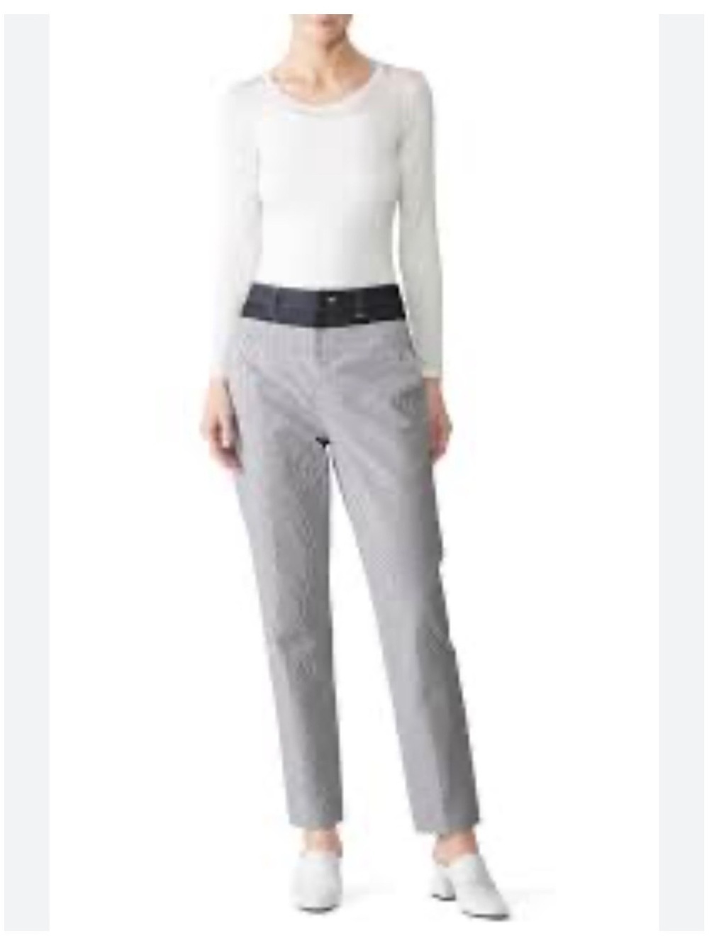 Jason Wu Seersucker Striped Pants